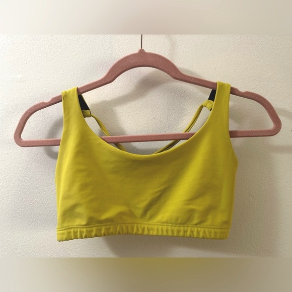 Onzie Other - Chartreuse Sports Bra Pilates ONZIE FLOW $48 SIZE S/M SMALL MEDIUM